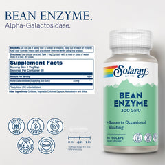 Alpha-Galactosidase digestive enzyme for gas relief