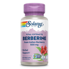 SOLARAY Berberine 500mg bottle front label