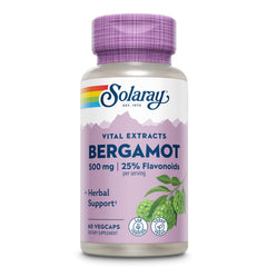 Solaray Bergamot 500 mg bottle front label