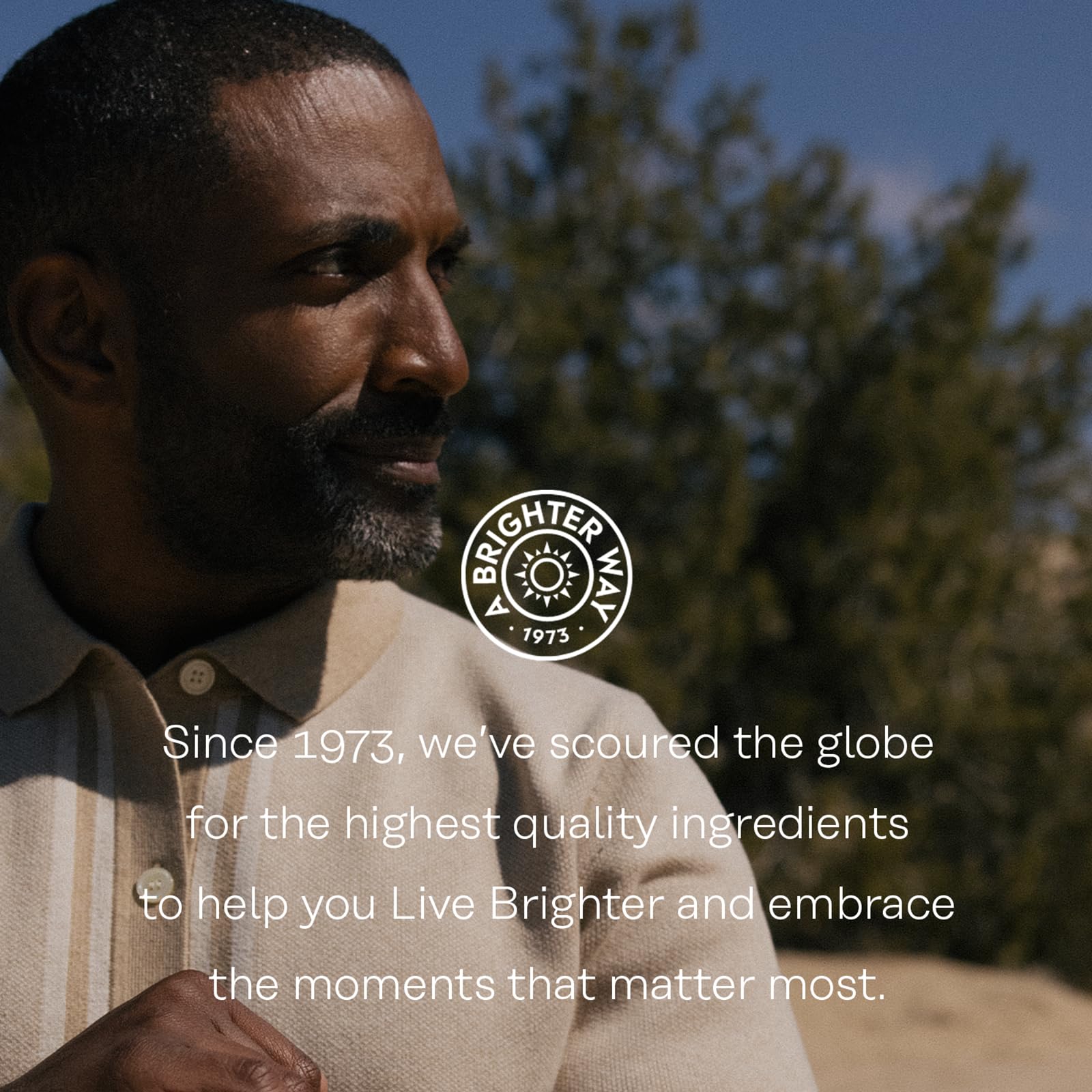 Nutritional information showing Vitamin E 400 IU and Selenium