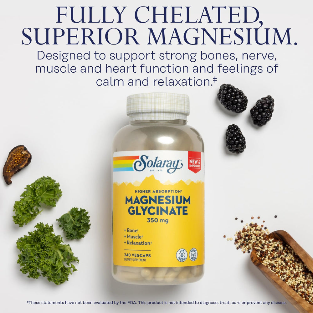 Solaray BioPerine-enhanced bottle label highlighting improved absorption.