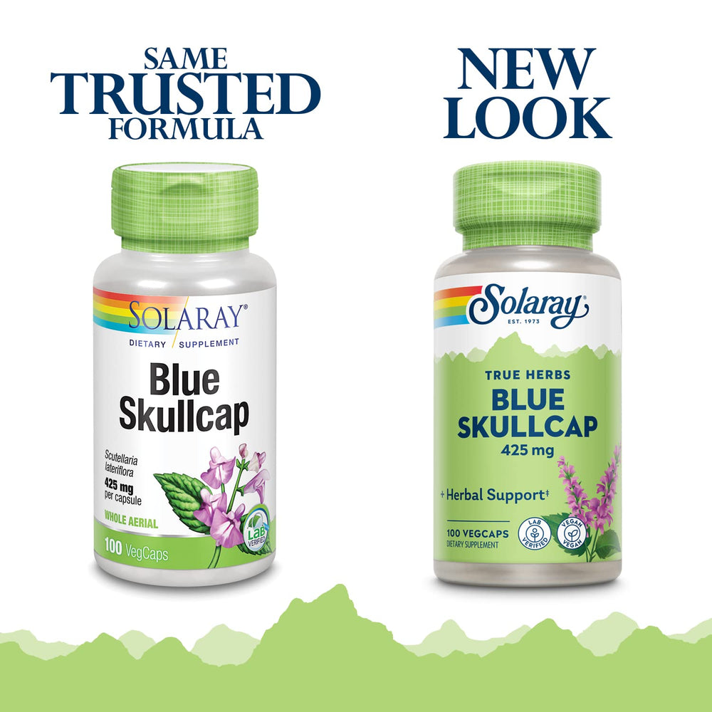 Skullcap plant aerial parts used in the supplement