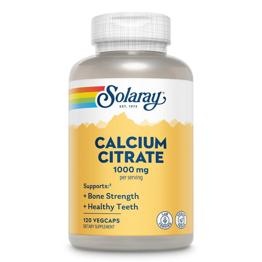 Solaray Calcium Citrate 1000mg bottle