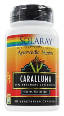 Solaray Caralluma Aerial Extract 500mg Veg Cap bottle front view