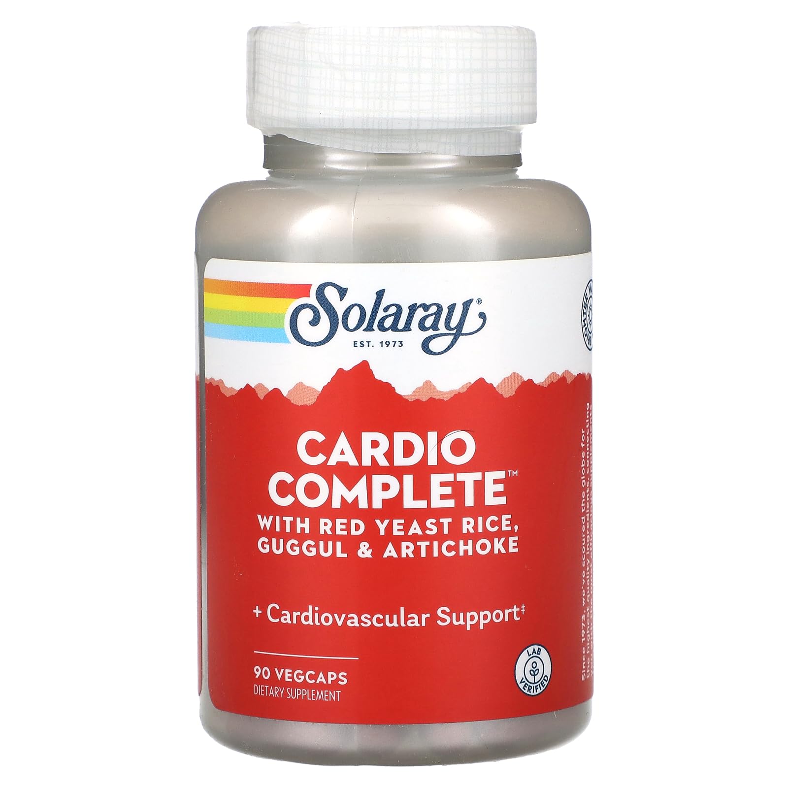 SOLARAY CardioComplete bottle front label – 90 VegCaps