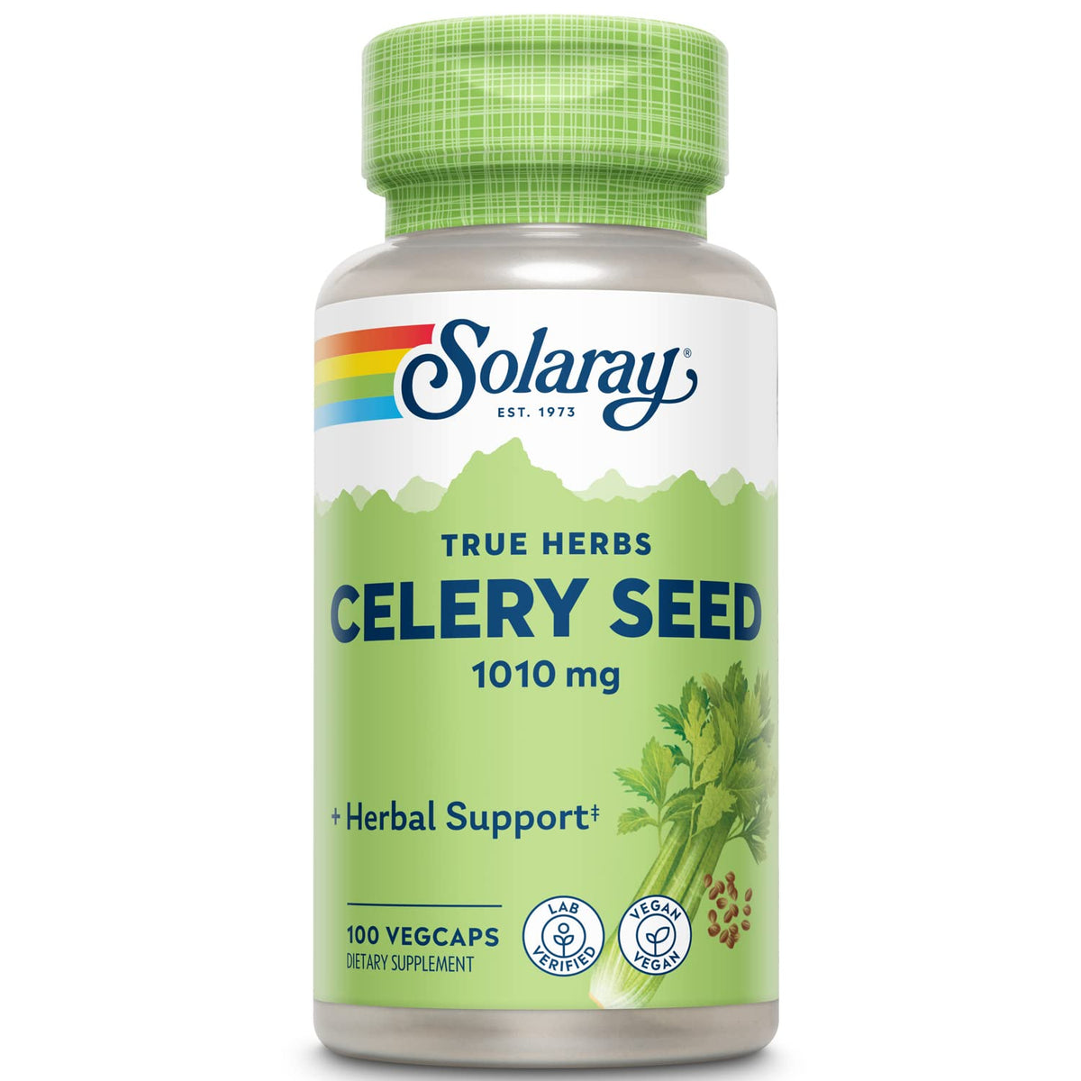 Solaray Celery Seed 505mg bottle front