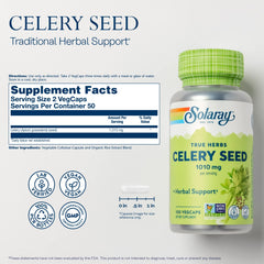 Solaray Celery Seed 505mg capsules image