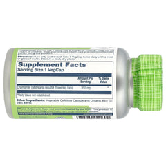 Chamomile capsules close-up, Solaray 350 mg