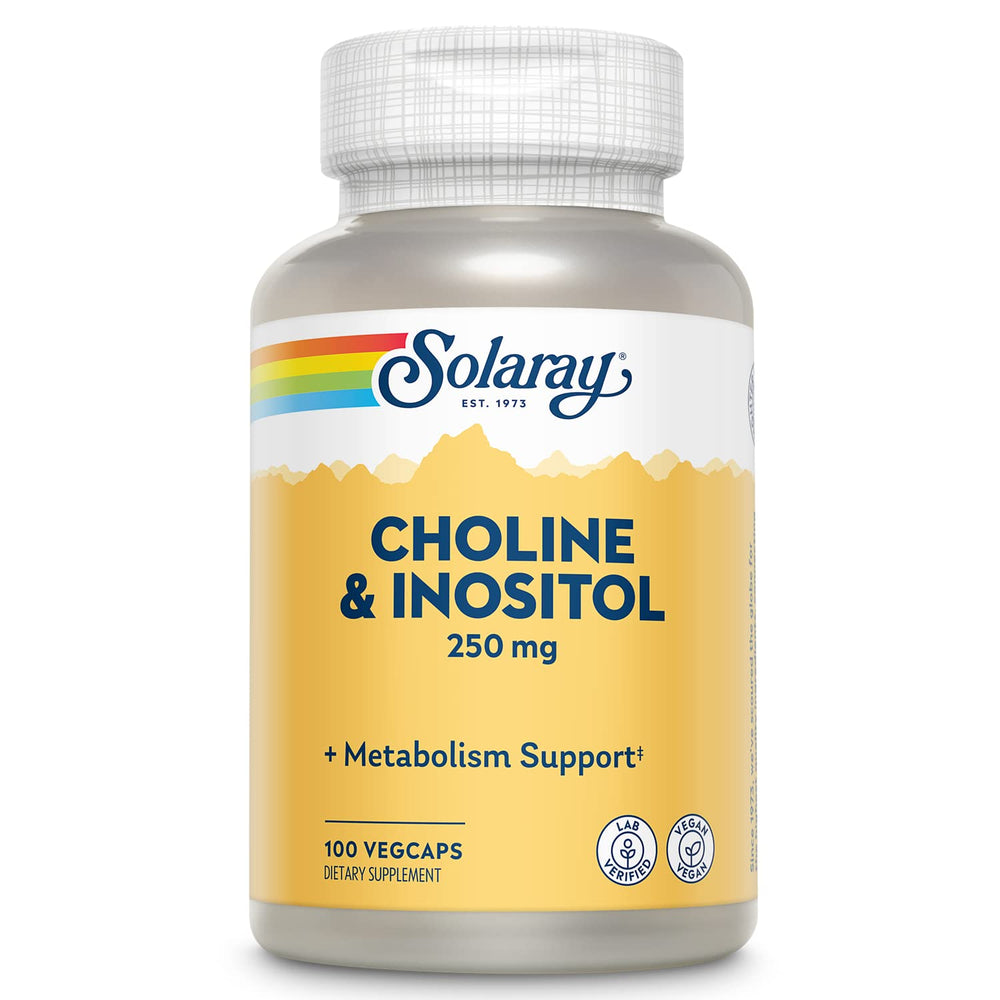 SOLARAY Choline & Inositol 250 mg bottle front