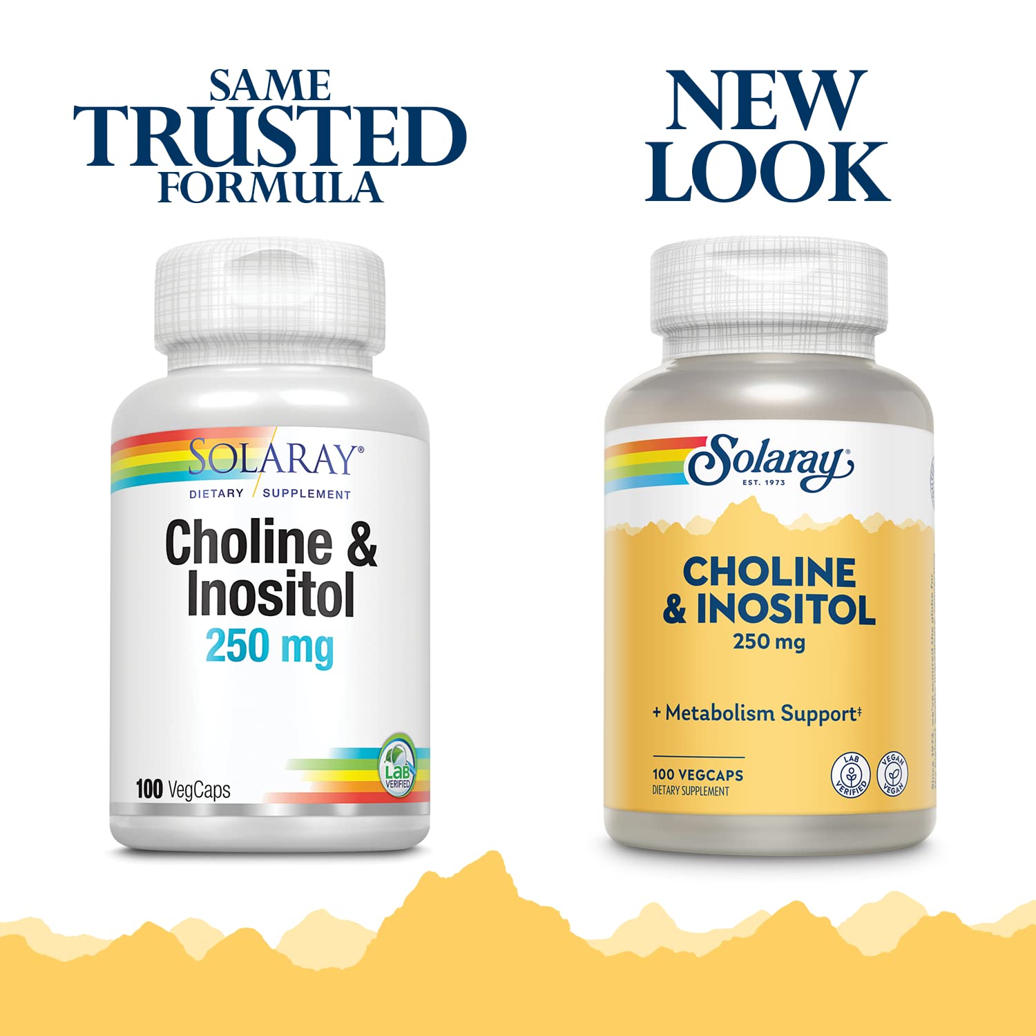 SOLARAY Choline & Inositol 250 mg product packaging