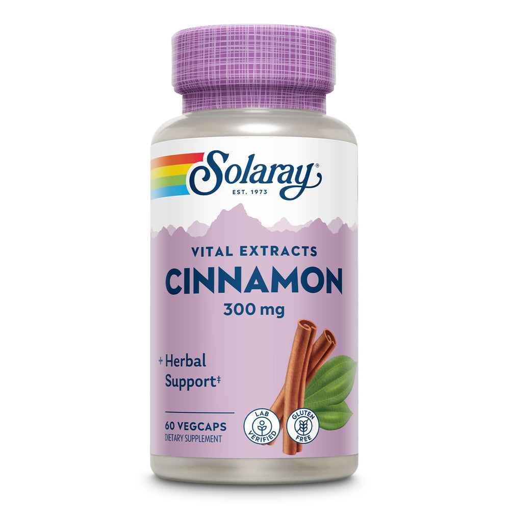 SOLARAY Cinnamon Extract 300mg bottle