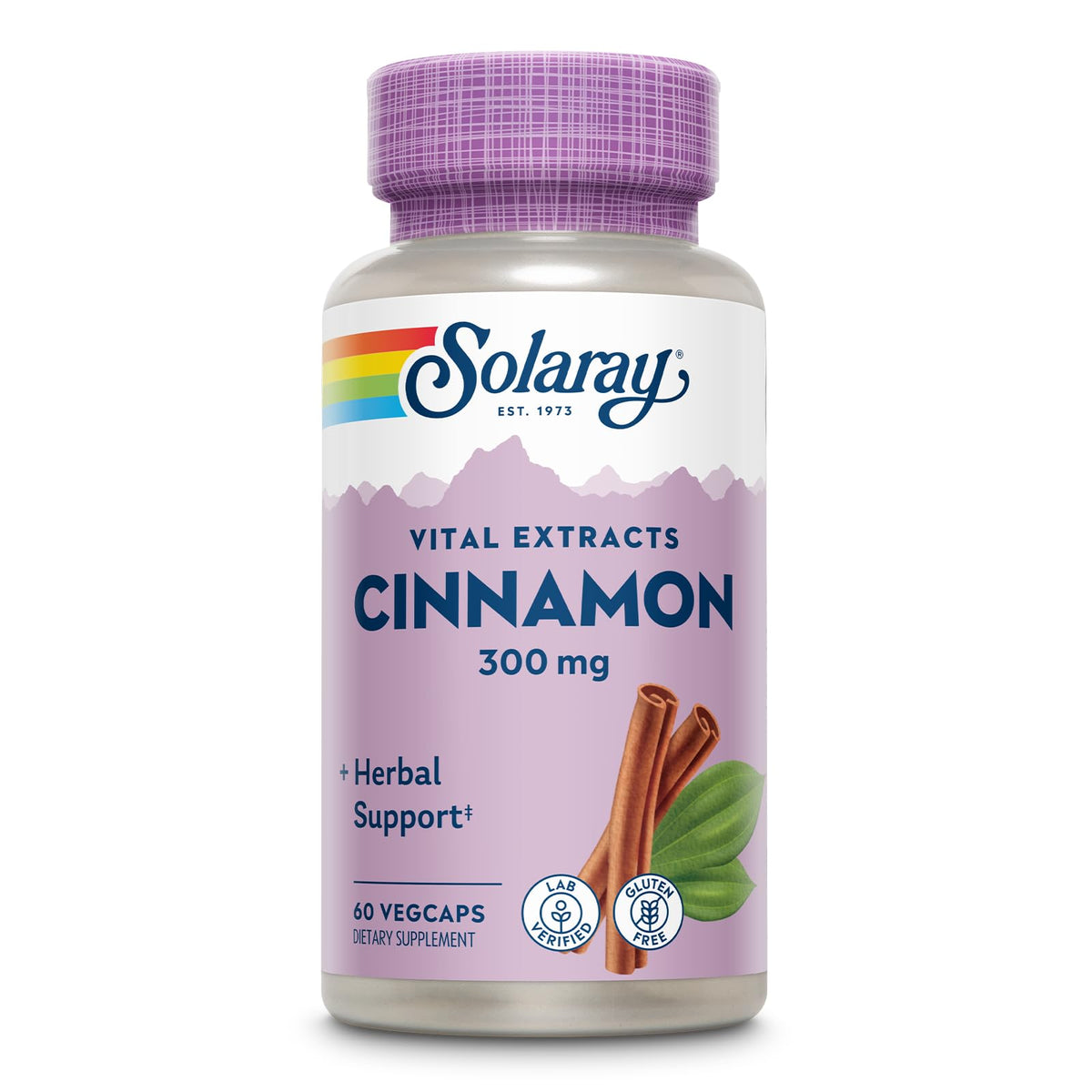 SOLARAY Cinnamon Extract 300mg bottle