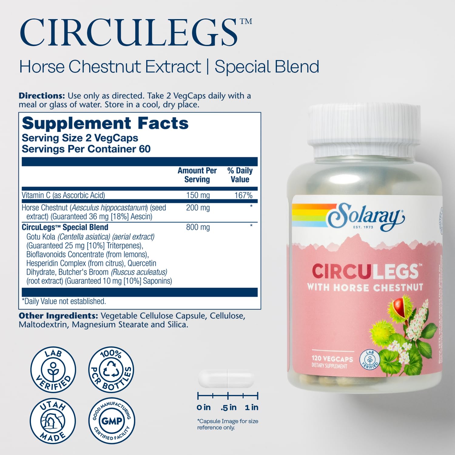 CircuLegs product packaging and bottle