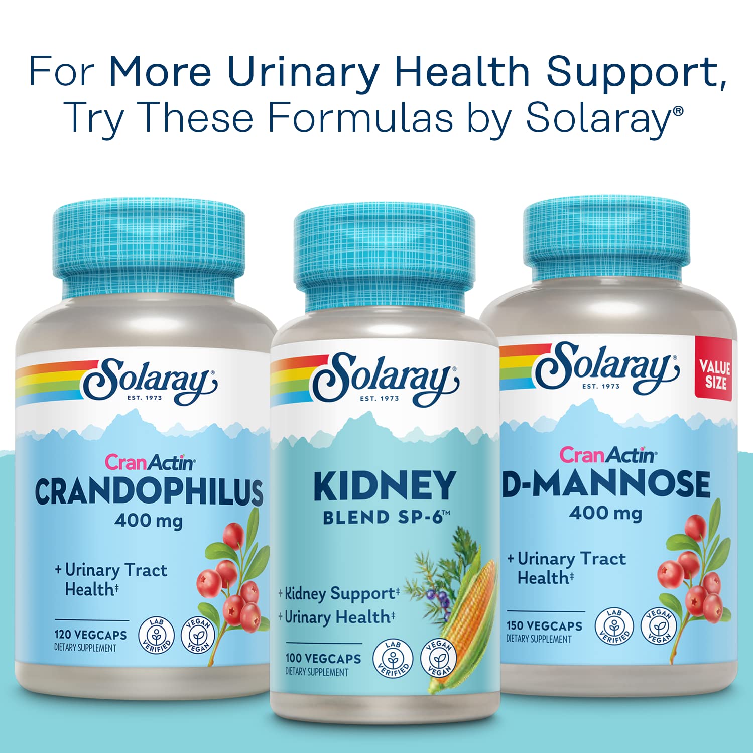 Cranactin cranberry capsules serving size and dosage information label