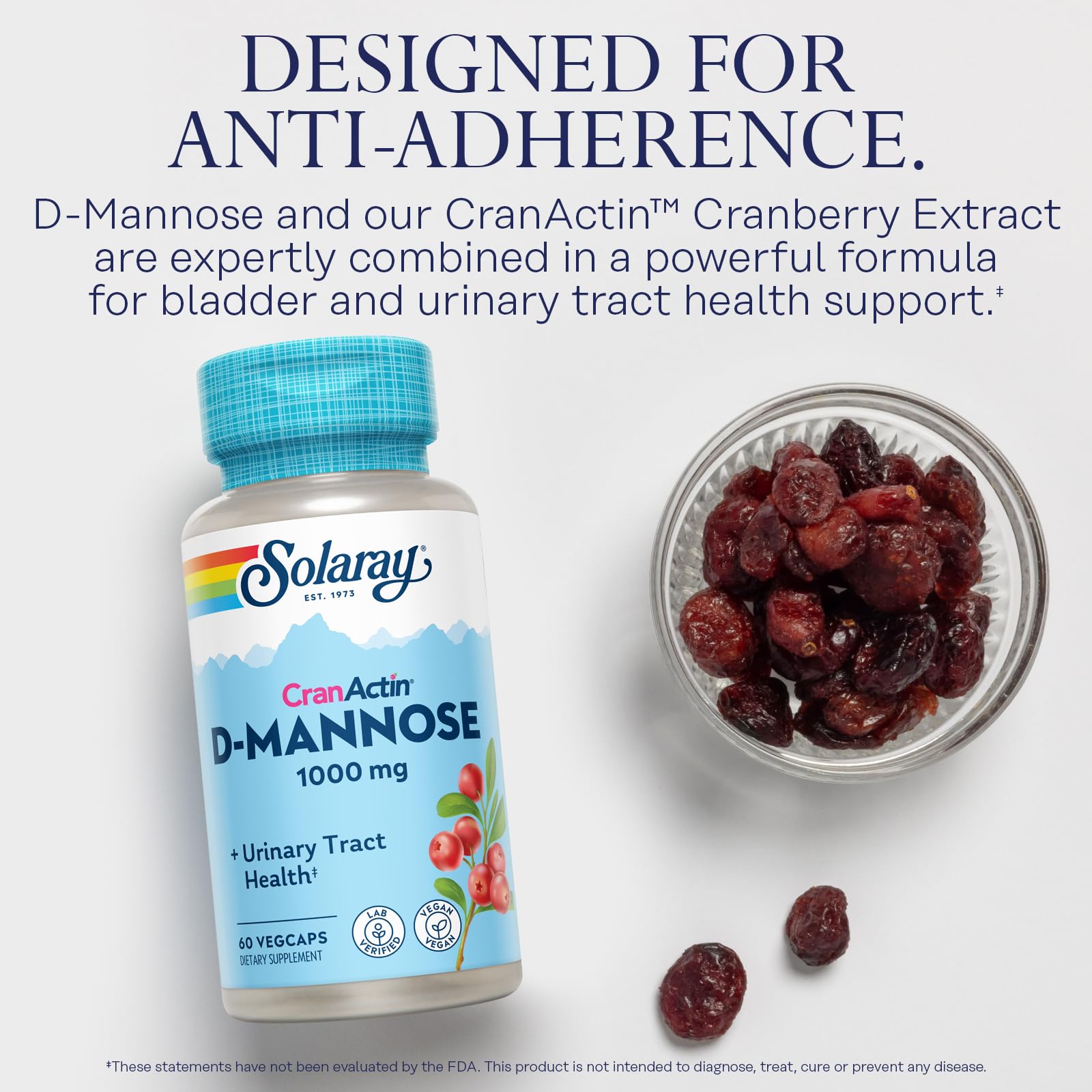 CranActin Cranberry Extract ingredient label
