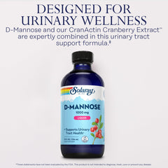 Illustration of urinary tract health with SOLARAY D-Mannose bottle