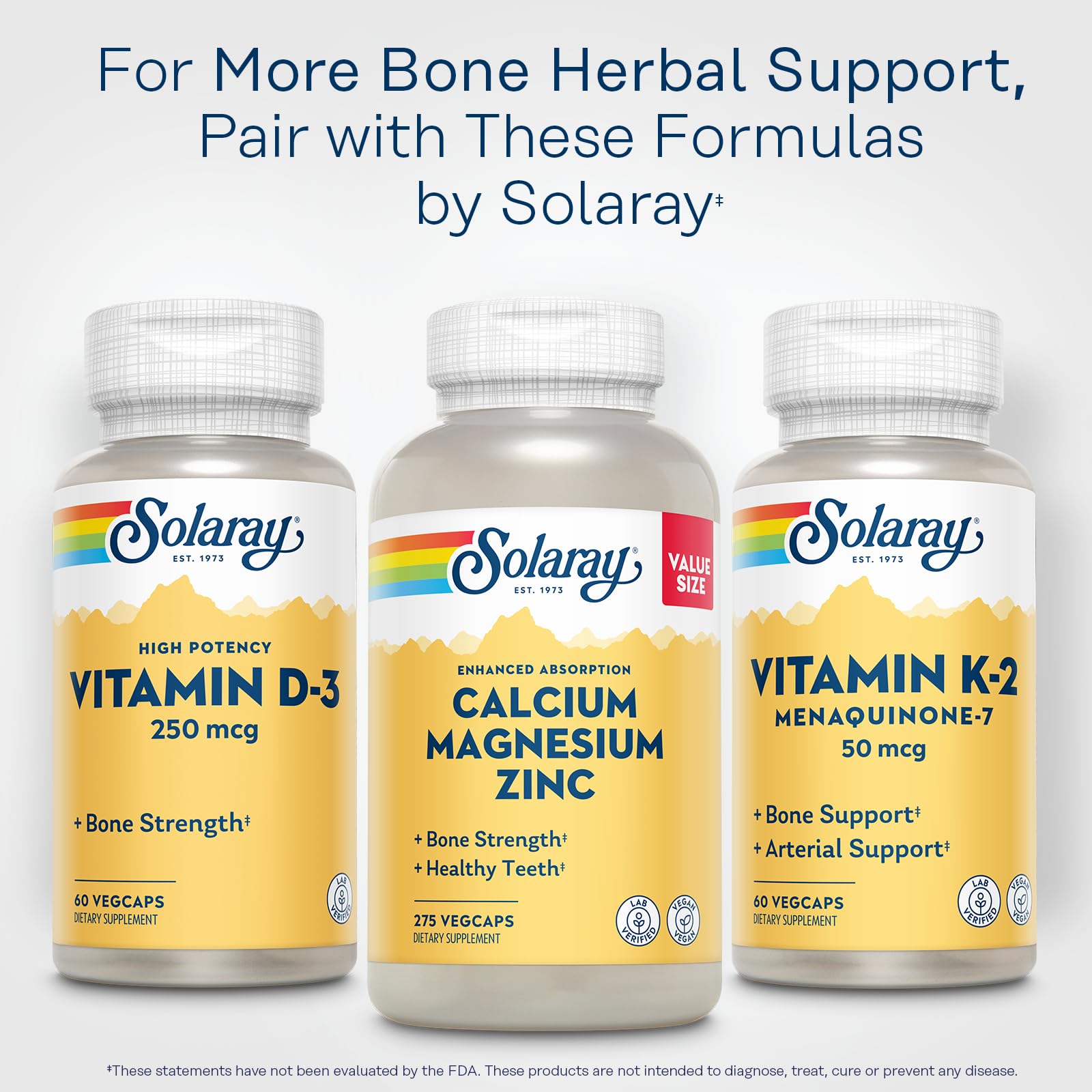 60 servings of Vitamin D3 in vegetarian capsules