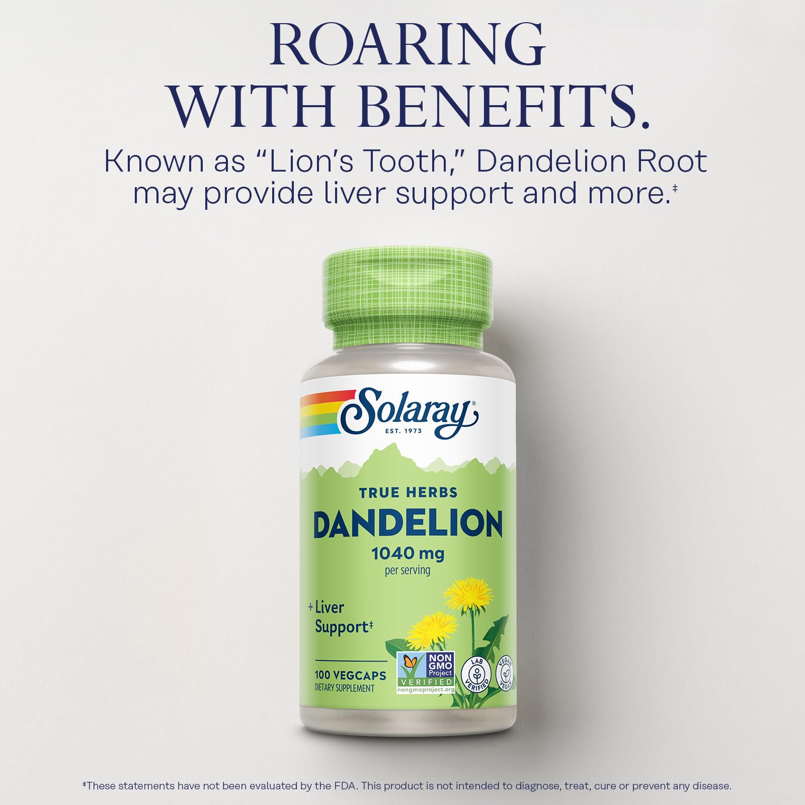 Dandelion root supporting digestion and fat metabolism