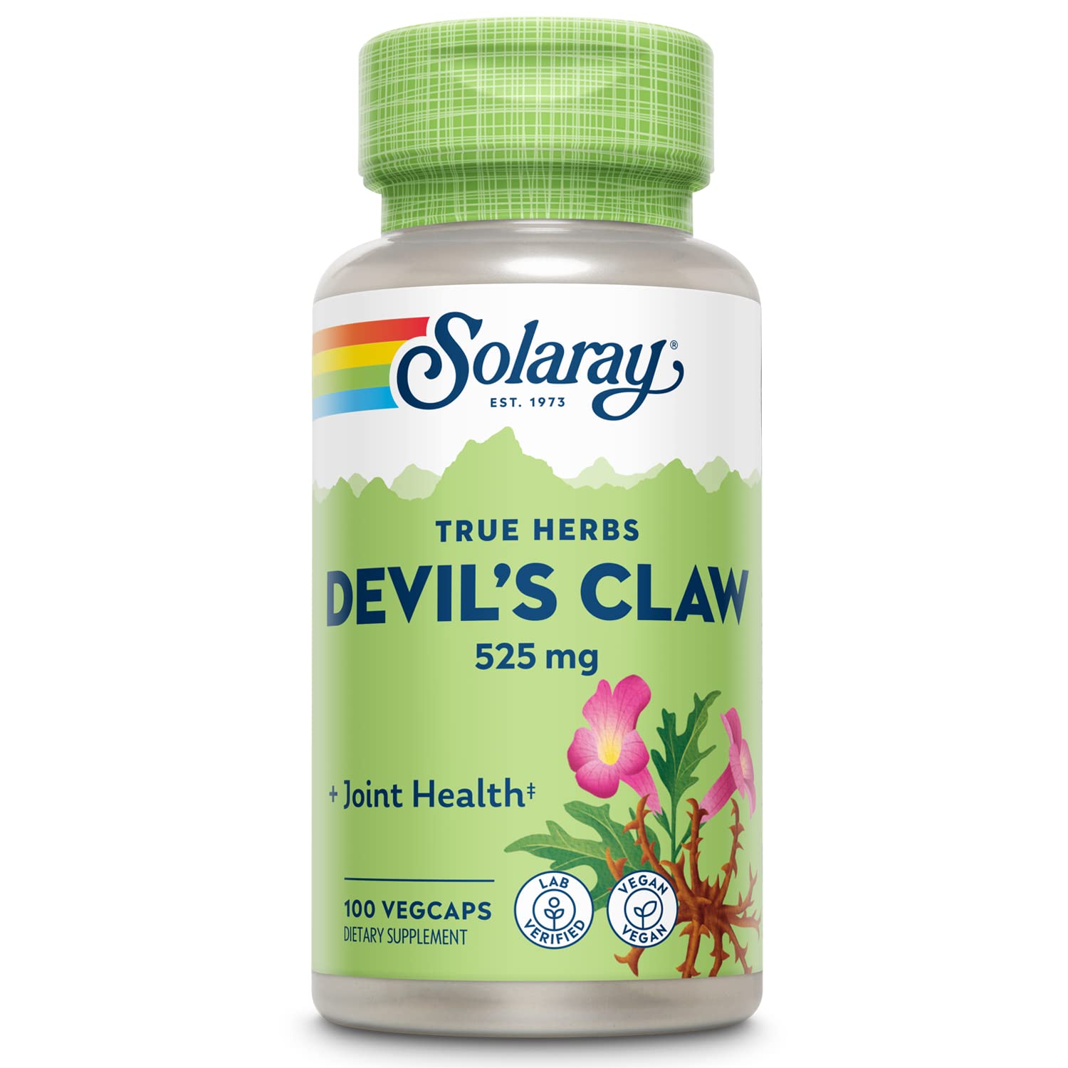 SOLARAY Devils Claw 525mg bottle