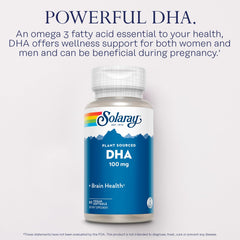Plant-sourced DHA from algae oil for omega-3 wellness