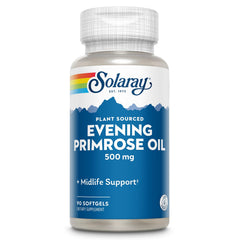 SOLARAY Evening Primrose Oil 500 mg bottle label