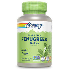 Solaray Fenugreek Seed 1240 mg bottle – front view