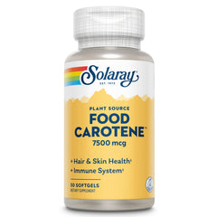 SOLARAY Food Carotene 50 count bottle