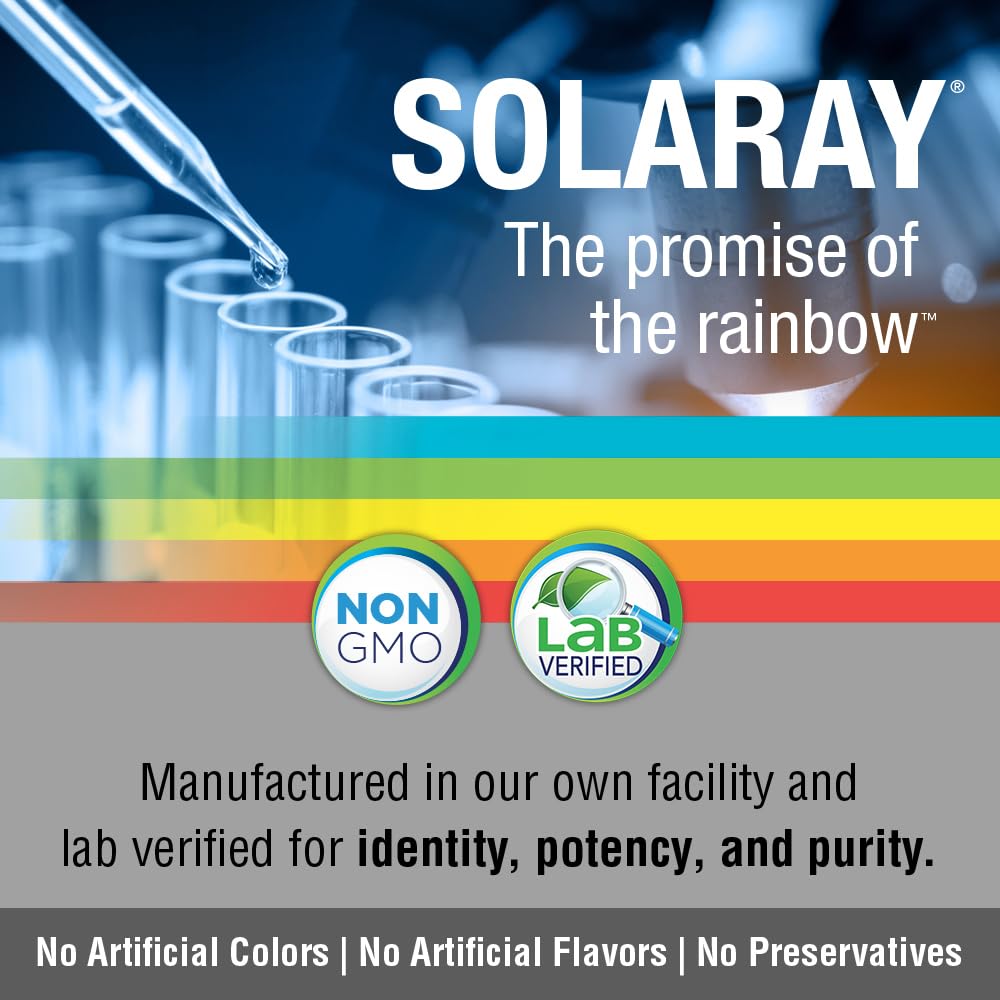 Non-GMO and lab-verified potency and purity claim for SOLARAY Carotene