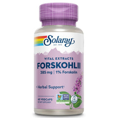 SOLARAY Forskohlii 385 mg bottle - front view