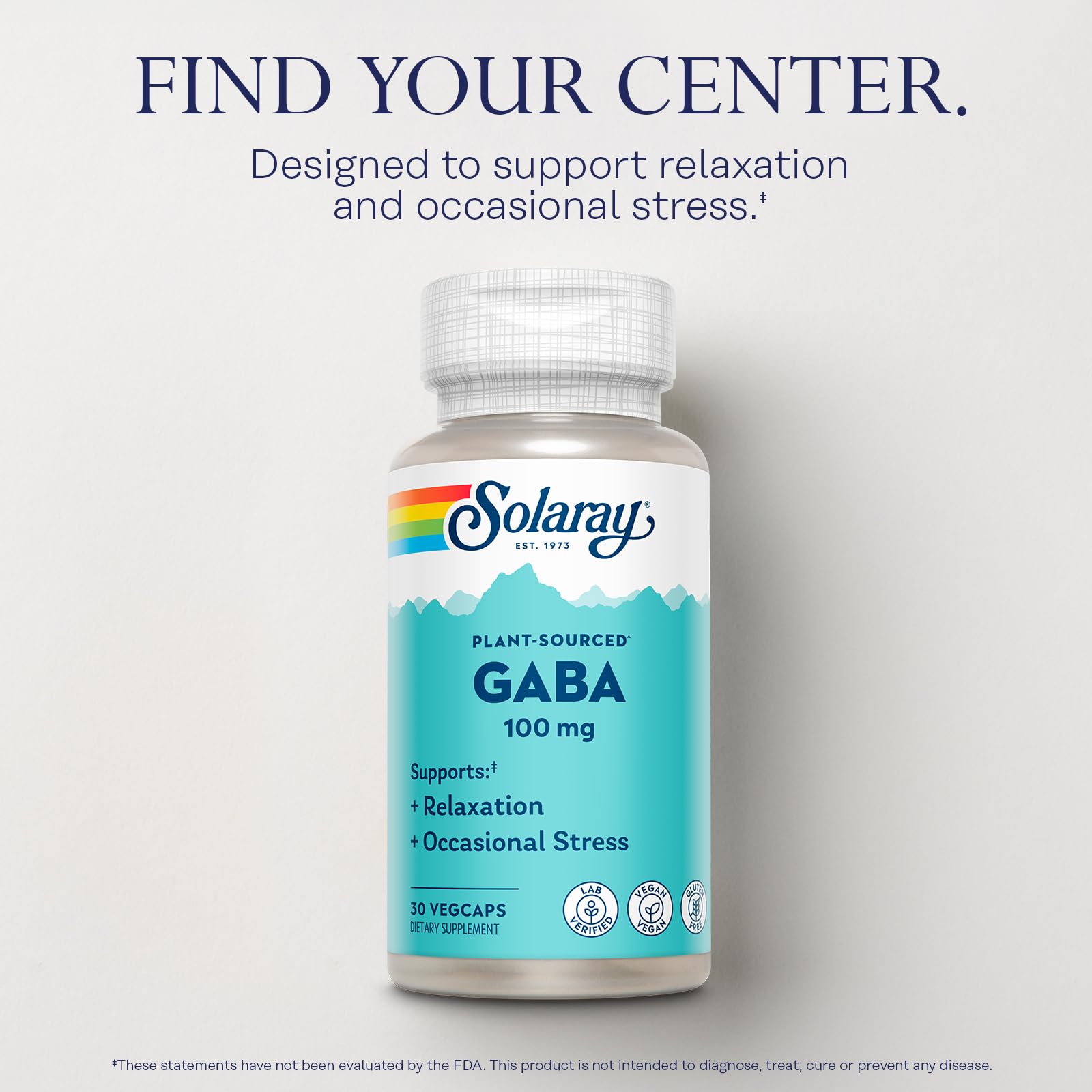 Fermented barley-derived GABA source for the SOLARAY supplement