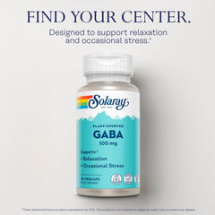 Fermented barley-derived GABA source for the SOLARAY supplement
