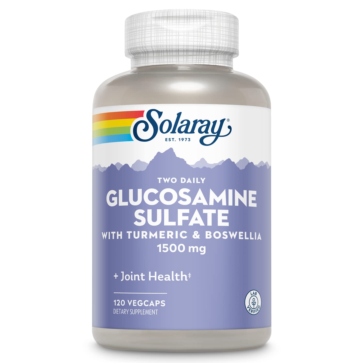SOLARAY Glucosamine Sulfate 1500 mg bottle