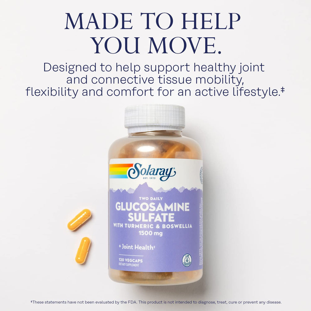 Glucosamine 1500 mg tablets close-up