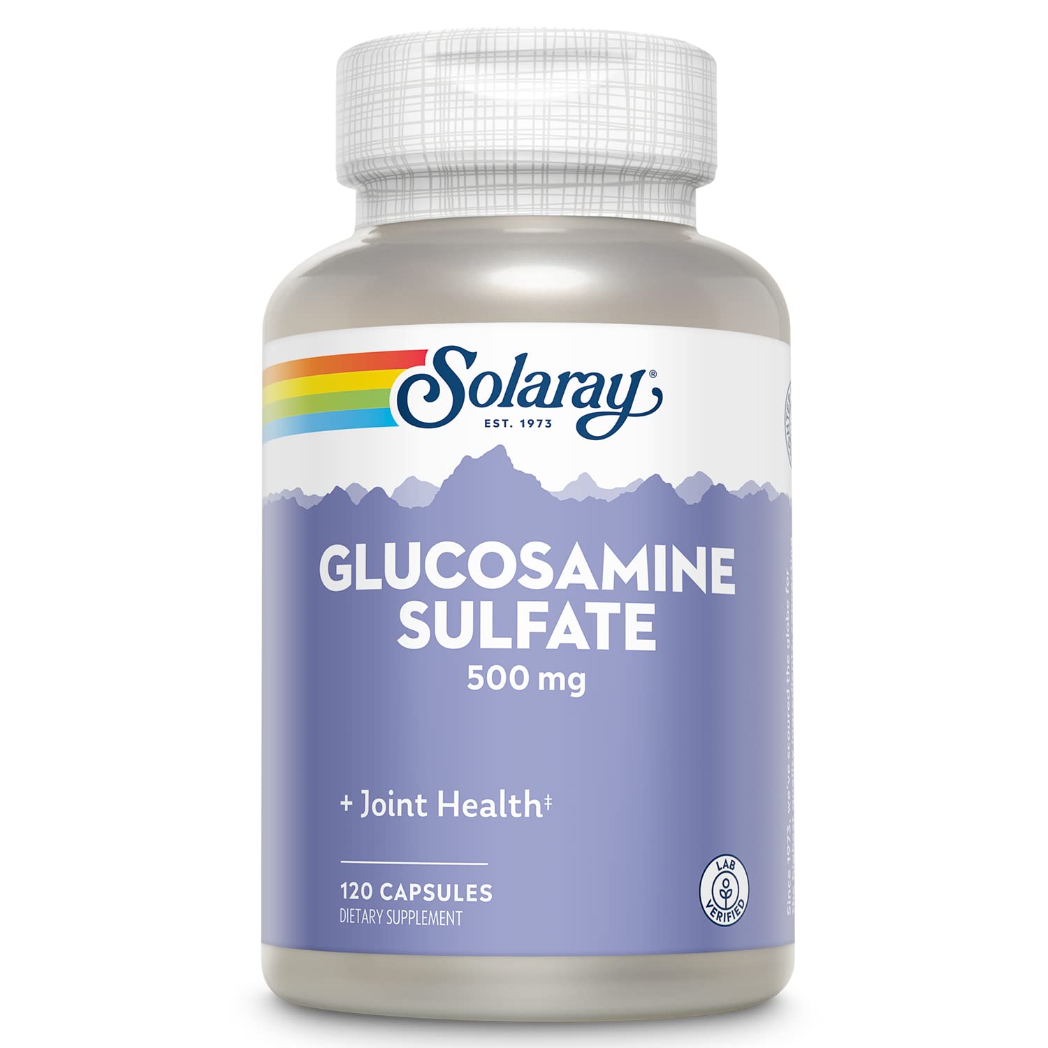SOLARAY Glucosamine Sulfate 500 mg bottle