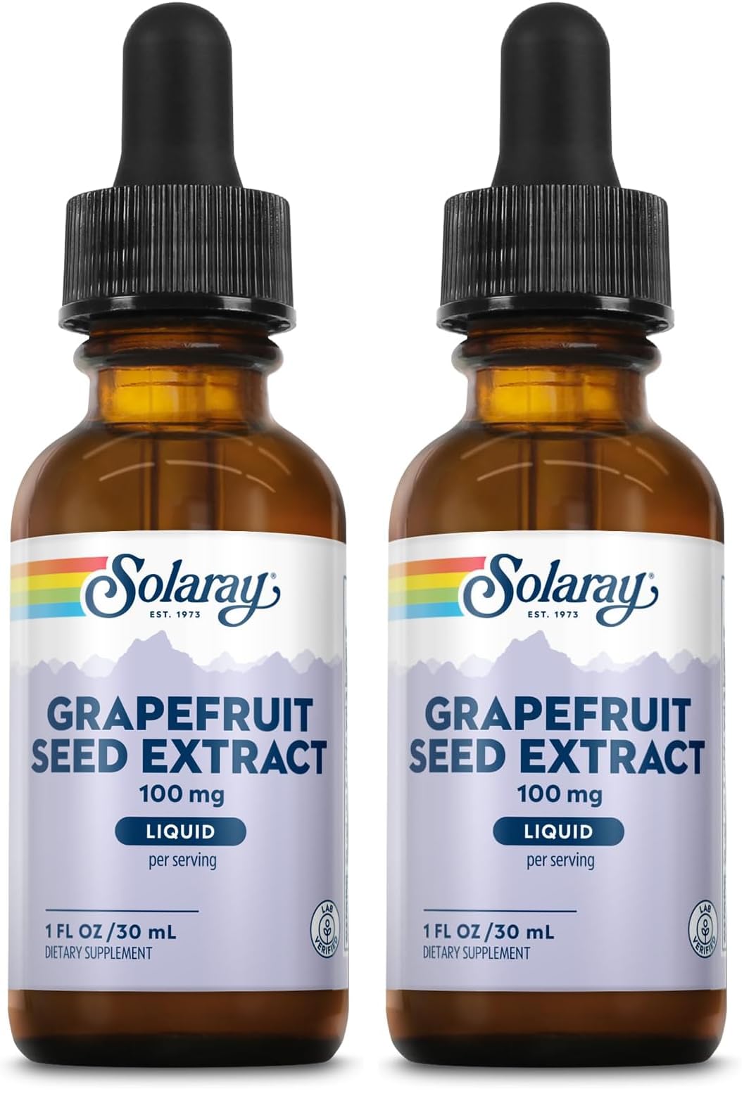 SOLARAY Grapefruit Seed Extract Drops bottle for easy daily dosing and convenience.