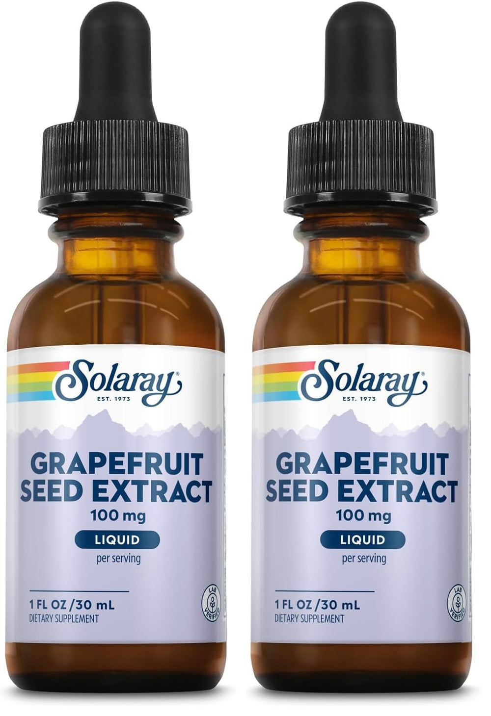 SOLARAY Grapefruit Seed Extract Drops bottle for easy daily dosing and convenience.