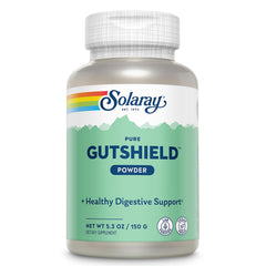 SOLARAY Gutshield Powder bottle on white background