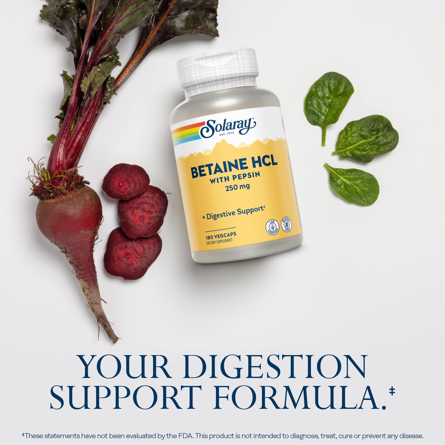 Digestive enzymes papain and glutamic acid supplement