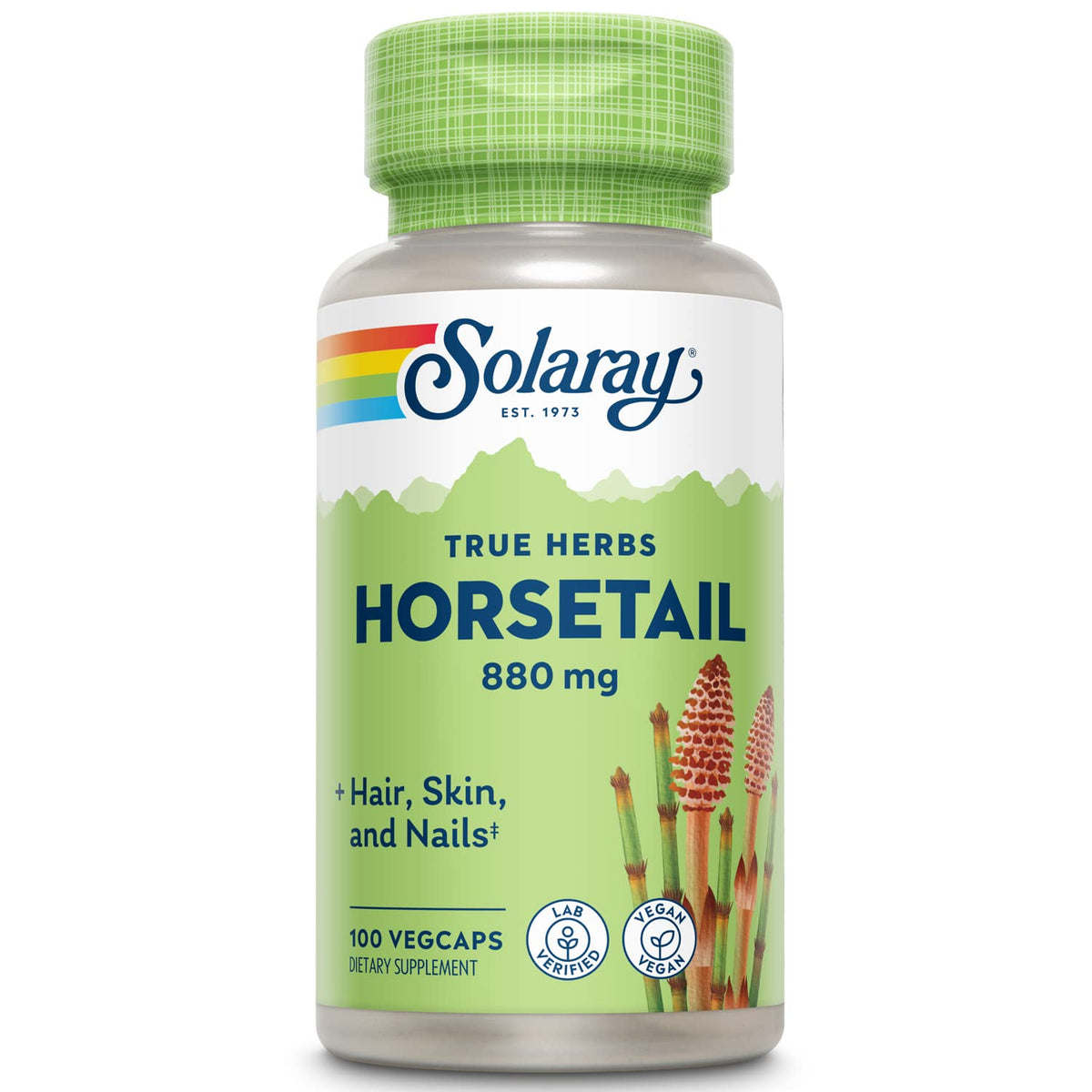 SOLARAY Horsetail 880 mg bottle – front view