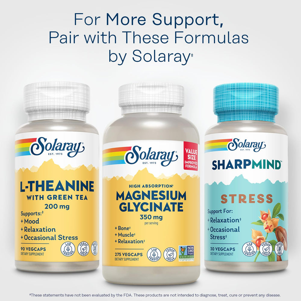 Vegan, gluten-free L-Theanine supplement for mood support