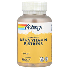 Solaray Mega B Stress bottle label