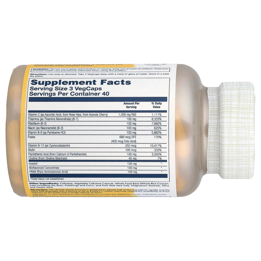 Close-up of two-stage timed-release capsules