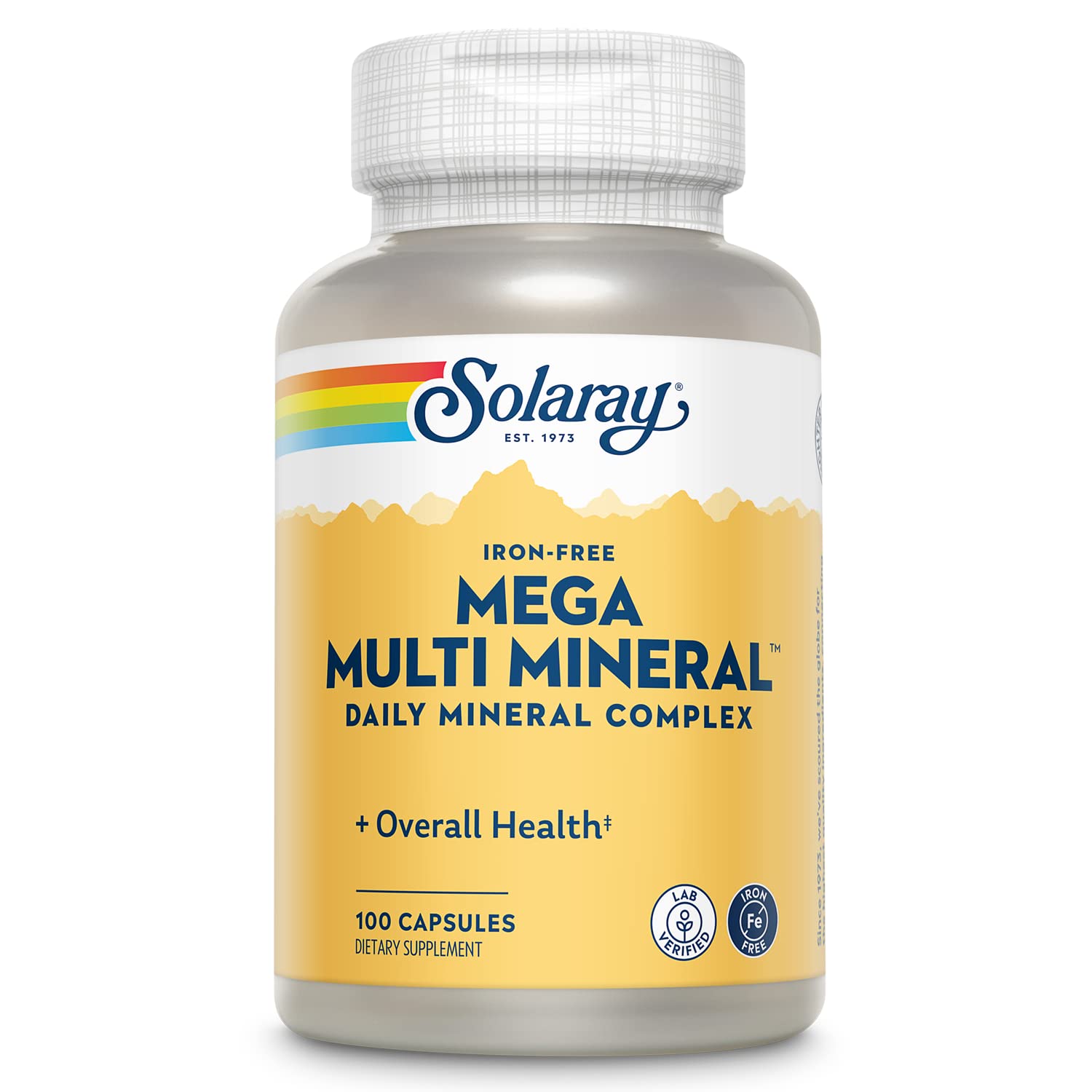 SOLARAY Mega Multi Mineral bottle with label