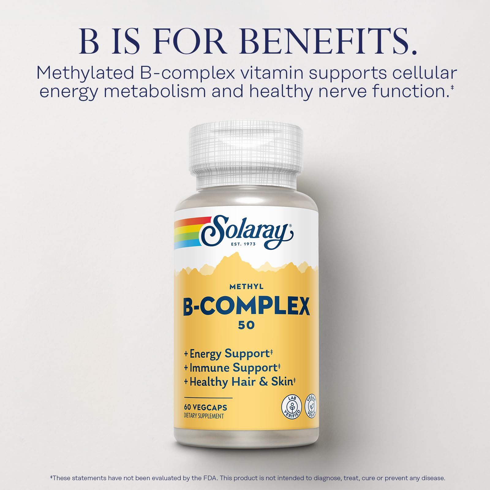 B Complex packaging showing methylcobalamin