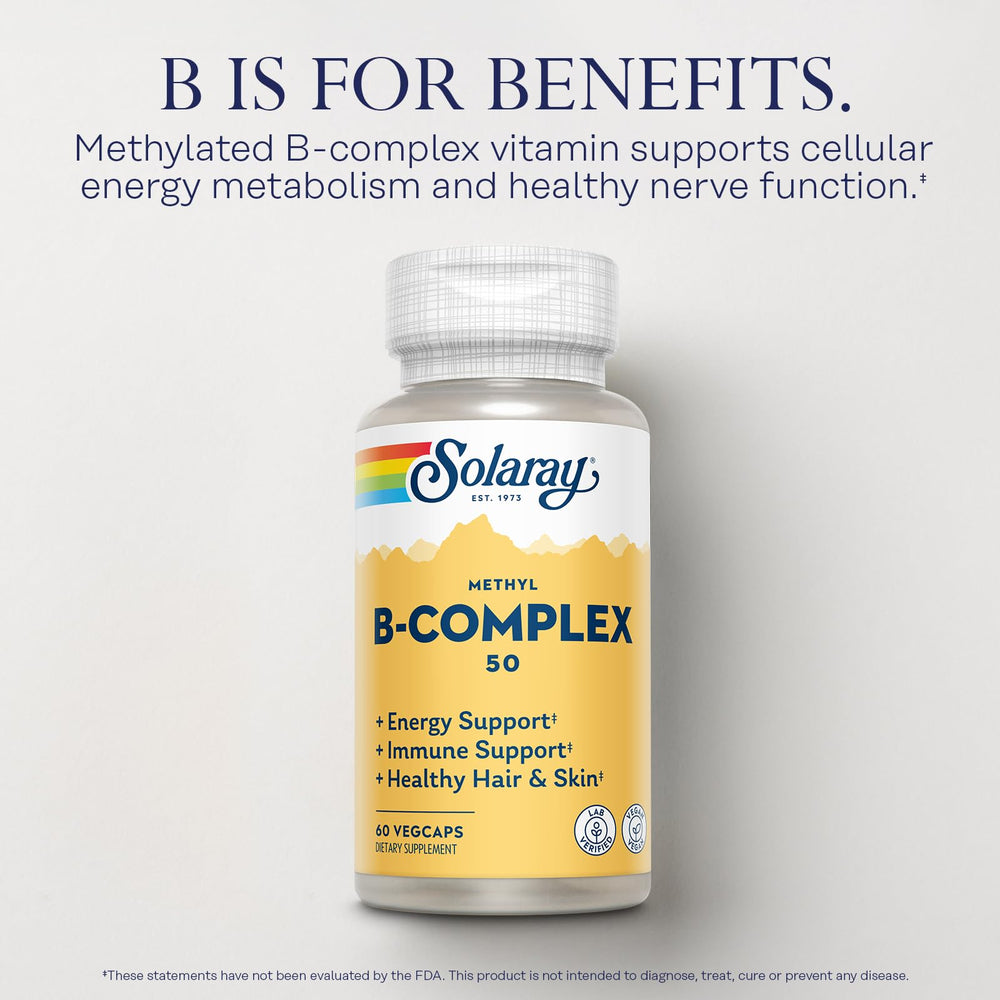 B Complex packaging showing methylcobalamin
