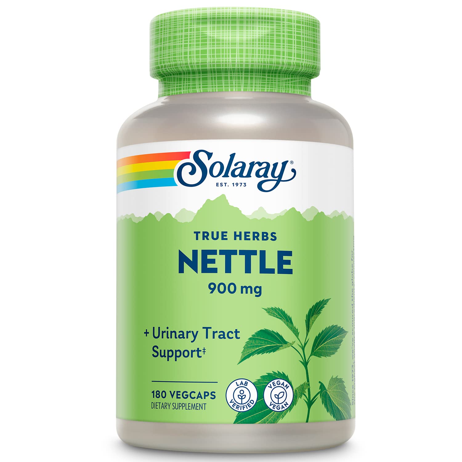 SOLARAY Nettle Leaf 450mg bottle – front view