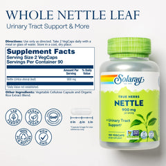 Nettle Leaf capsules promoting urinary tract function and prostate health