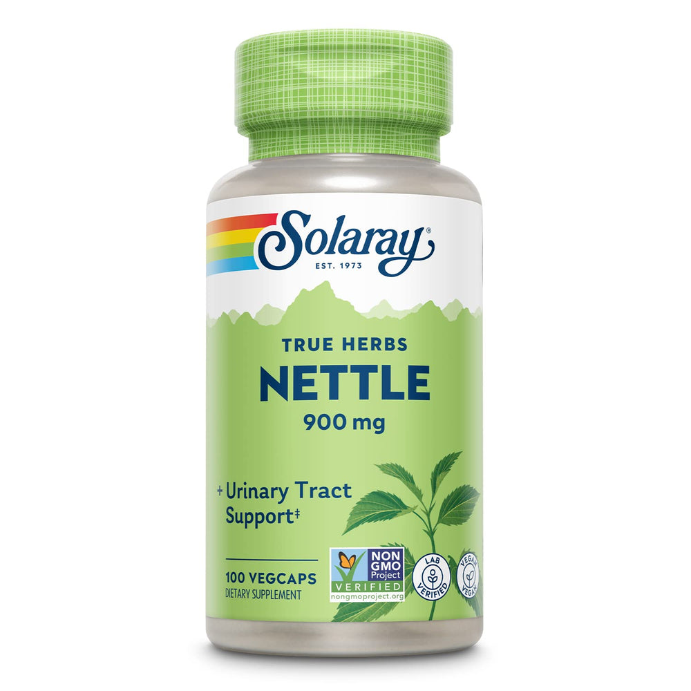 Solaray Nettle Leaf 900 mg bottle – front view