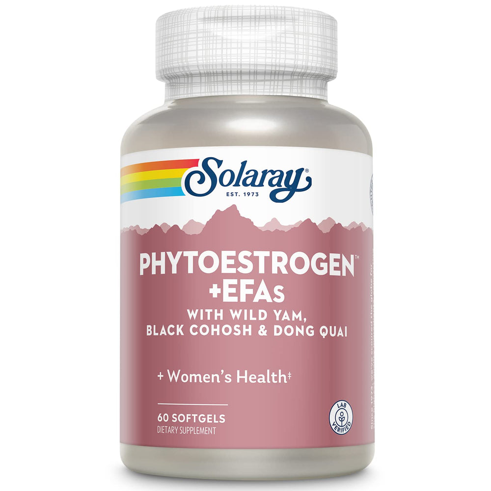 SOLARAY PhytoEstrogen Plus EFAs bottle label