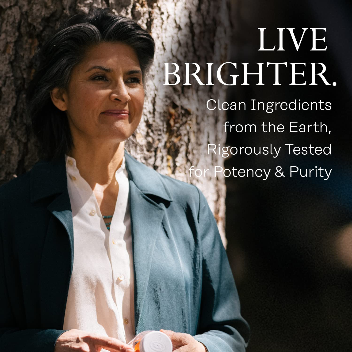 Back of Solaray bottle emphasizing quality testing